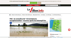 Desktop Screenshot of lesillon.info