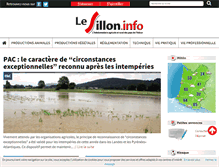 Tablet Screenshot of lesillon.info